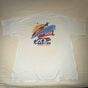 Vintage 2004 92.5 XTU Philadelphia Country Radio 20th Anniversary T-Shirt
